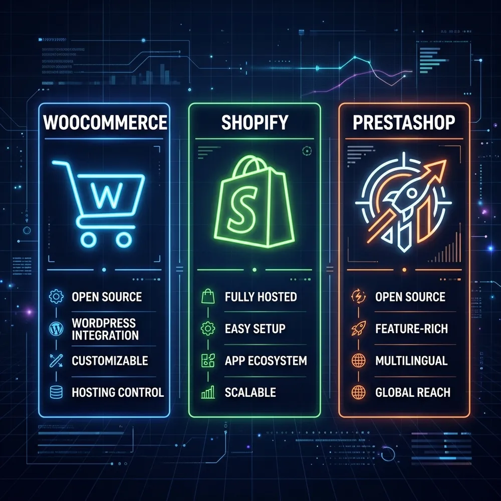 PrestaShop, WooCommerce или Shopify: Коя платформа да изберем в България?